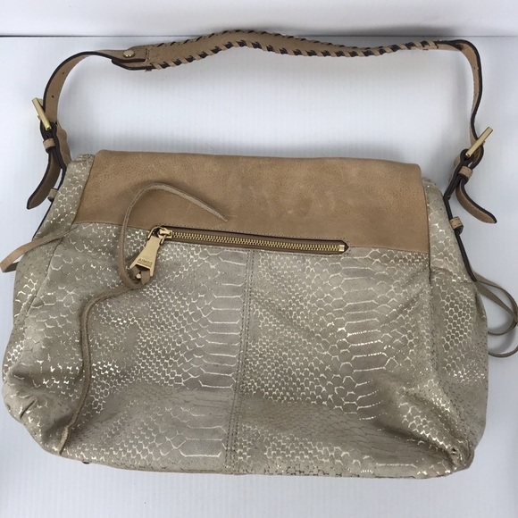 Aimee Kestenberg Beige and Cream Shoulder Bag - Picture 3 of 8